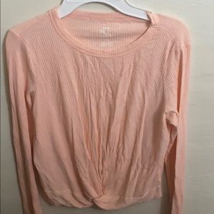 Aerie Long Sleeved Pink Top